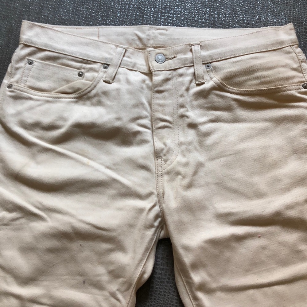Levi’s 508 (discontinued) Ecru selvedge denim - regular tapered fit